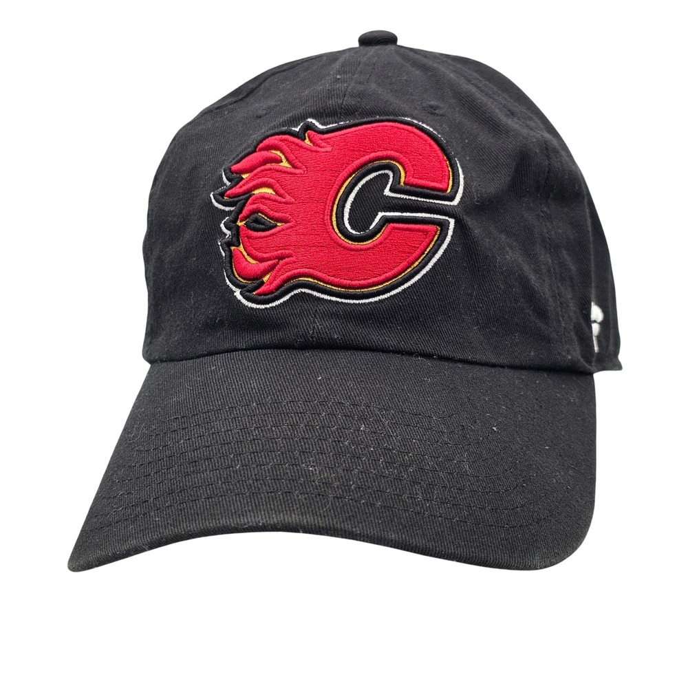 Calgary Flames Fanatics NHL Hat Black Adjustable Strapback Hockey Cap Fall 2016
